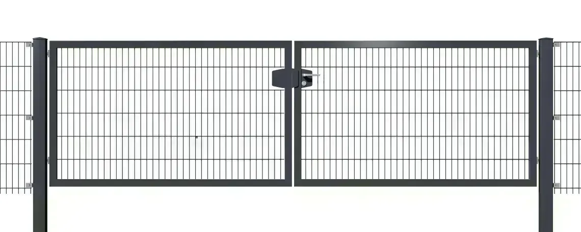 System-Drehflügeltor 2-flgl ANTHRAZIT